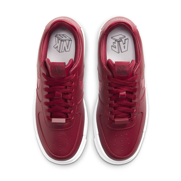 [CK6649-600] WOMENS NIKE AIR FORCE 1 PIXEL LOW 'TEAM RED'