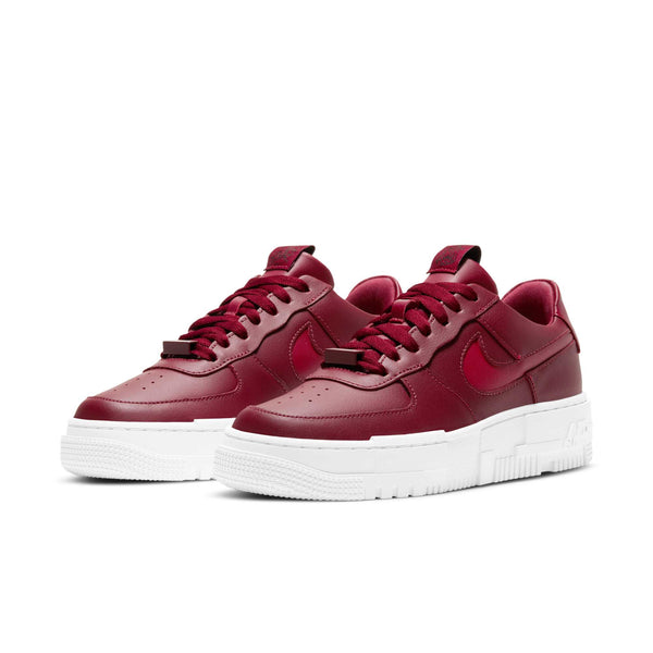 [CK6649-600] WOMENS NIKE AIR FORCE 1 PIXEL LOW 'TEAM RED'