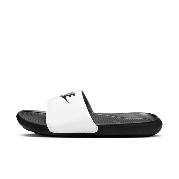 [CN9675-005] MENS NIKE VICTORI ONE SLIDE 'WHITE BLACK'