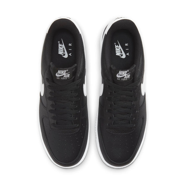 [CT2302-002] Mens Nike Air Force 1 Low '07 'Black White Pebbled Leather'