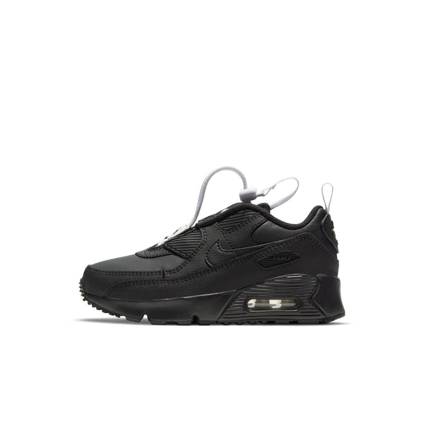 [CV0064-001] Preschool Nike AIR MAX 90 TOGGLE 'TRIPLE BLACK (PS)'