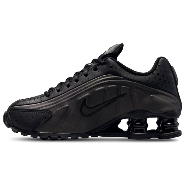 [CW2626-003] GRADE SCHOOL NIKE SHOX R4 'BLACK BRIGHT CRIMSON'