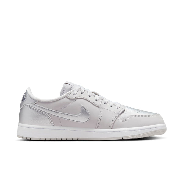 [CZ0790-002] Mens Air Jordan RETRO 1 LOW OG 'METALLIC SILVER'