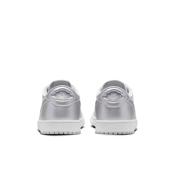 [CZ0790-002] Mens Air Jordan RETRO 1 LOW OG 'METALLIC SILVER'