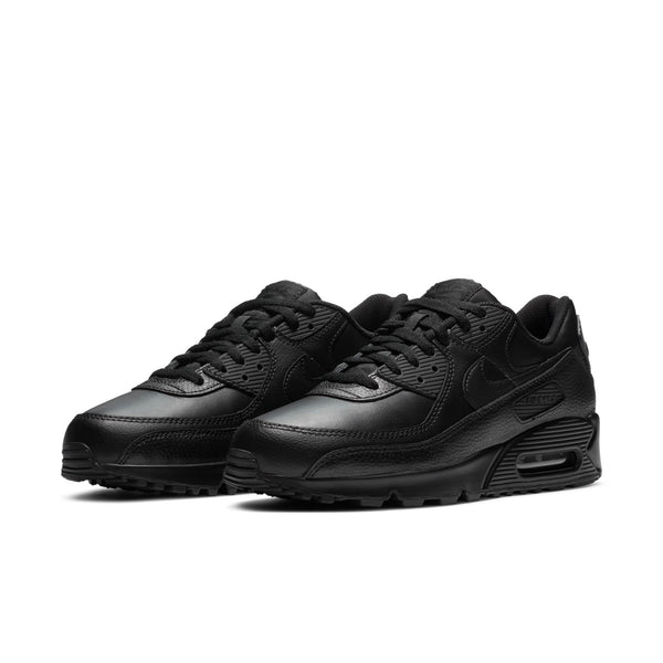 [CZ5594-001] Mens Nike AIR MAX 90 'LEATHER TRIPLE BLACK'