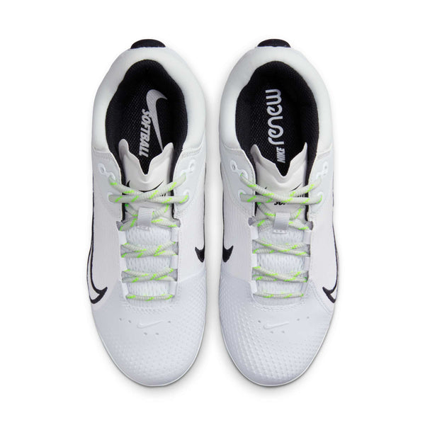 [CZ5917-103] WOMENS NIKE HYPERDIAMOND 4 ELITE 'WHITE BLACK VOLT'