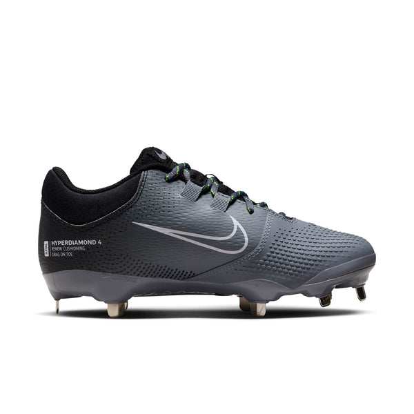 [CZ5920-001] WOMENS NIKE HYPERDIAMOND 4 PRO 'BLACK COOL GREY'