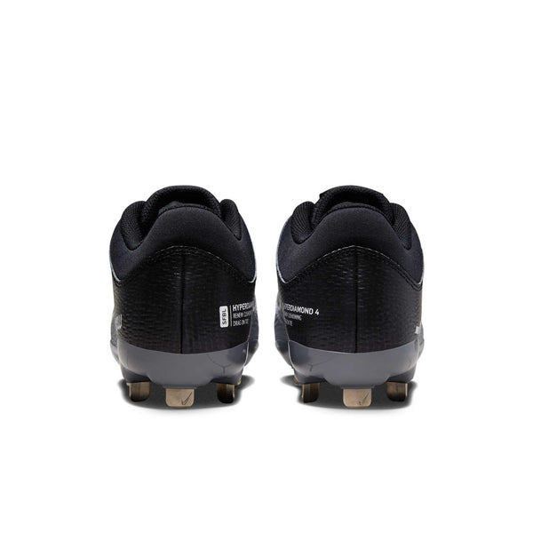 [CZ5920-001] WOMENS NIKE HYPERDIAMOND 4 PRO 'BLACK COOL GREY'