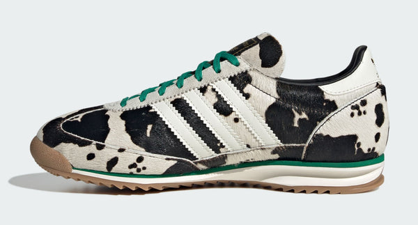 [JR1639] WOMENS ADIDAS SL 72 OG 'COW PRINT BLACK WHITE'