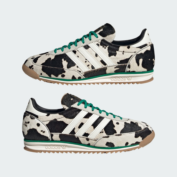 [JR1639] WOMENS ADIDAS SL 72 OG 'COW PRINT BLACK WHITE'