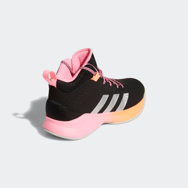 [GX4793] YOUTH ADIDAS CROSS 'EM UP 5 WIDE (GS) 'BLACK BEAM PINK'