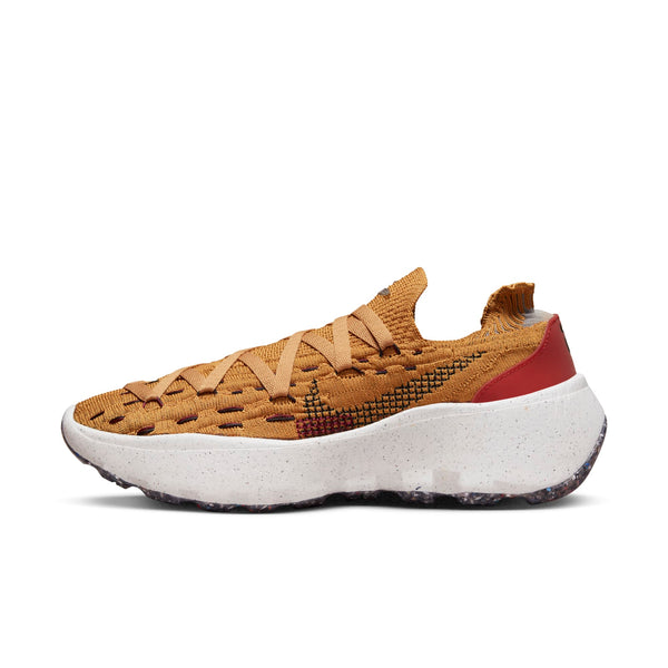 [DA2725-701] Womens Nike SPACE HIPPIE 04 'WHEAT DARK BEETROOT'