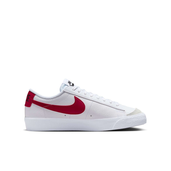 [DA4074-126] GRADE SCHOOL NIKE BLAZER LOW '77 'WHITE BLACK GYM RED' (GS)