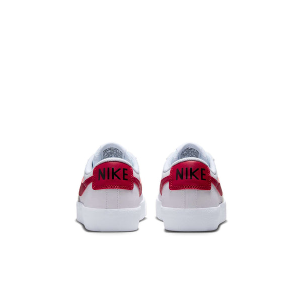 [DA4074-126] GRADE SCHOOL NIKE BLAZER LOW '77 'WHITE BLACK GYM RED' (GS)