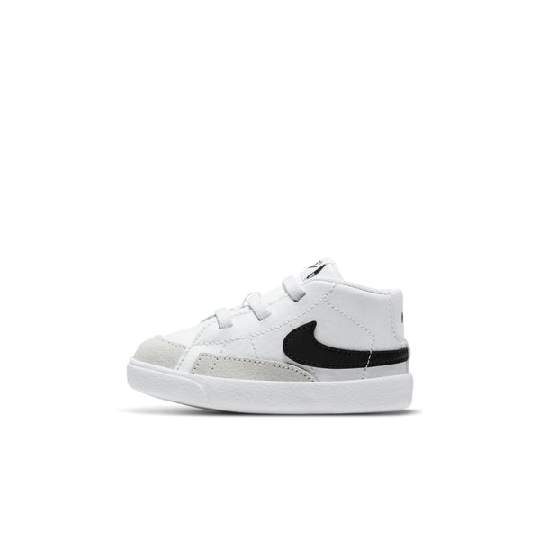 [DA5536-100] Toddler Nike BLAZER MID CRIB BOOTIE 'WHITE BLACK'