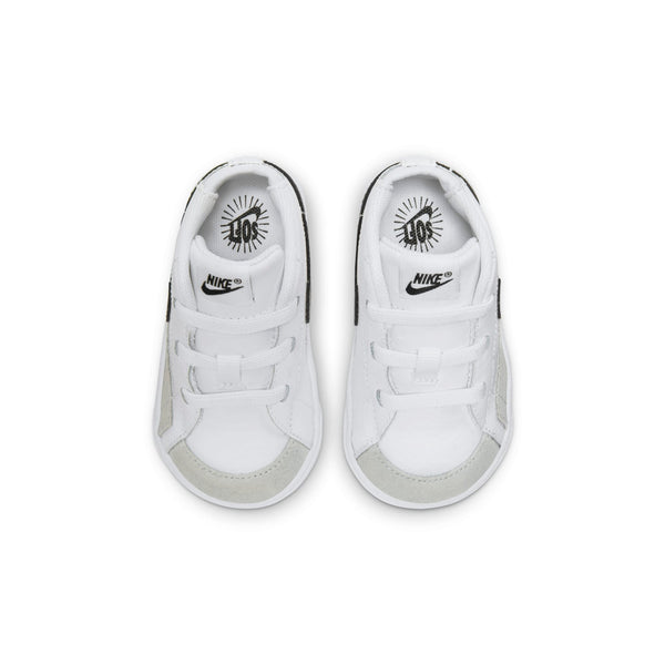 [DA5536-100] Toddler Nike BLAZER MID CRIB BOOTIE 'WHITE BLACK'