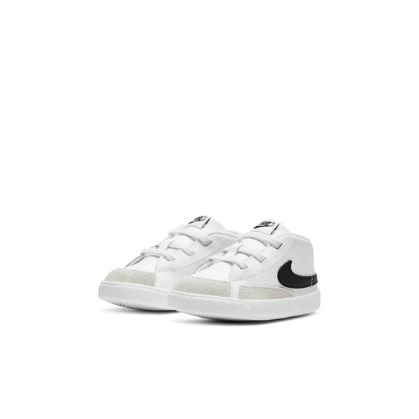 [DA5536-100] Toddler Nike BLAZER MID CRIB BOOTIE 'WHITE BLACK'