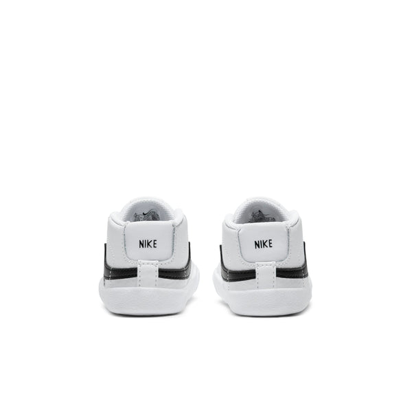 [DA5536-100] Toddler Nike BLAZER MID CRIB BOOTIE 'WHITE BLACK'