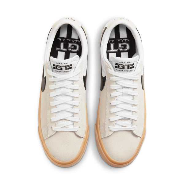 [DC7695-100] Mens NIKE ZOOM BLAZER LOW PRO GT SB 'WHITE GUM'
