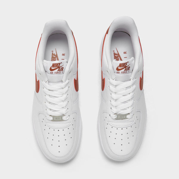 [DD8959-115] WOMENS NIKE AIR FORCE 1 LOW '07 'WHITE RUGGED ORANGE'