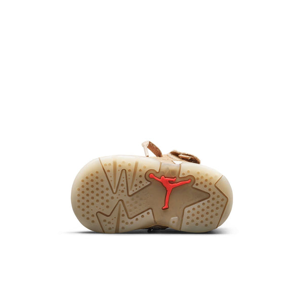 [DH0692-200] TODDLERS AIR JORDAN RETRO 6 'TRAVIS SCOTT BRITISH KHAKI' (TD)