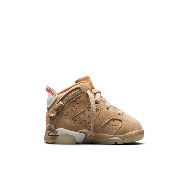 [DH0692-200] TODDLERS AIR JORDAN RETRO 6 'TRAVIS SCOTT BRITISH KHAKI' (TD)