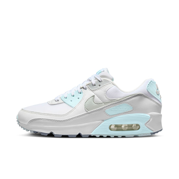 [DH8010-104] Womens NIKE AIR MAX 90 'WHITE GLACIER BLUE'
