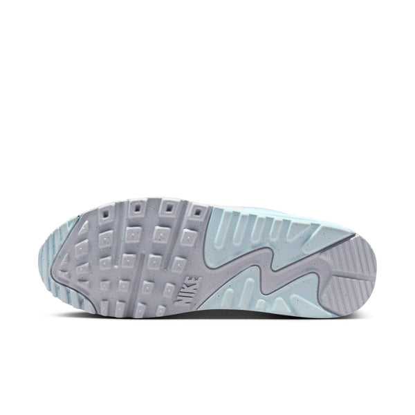[DH8010-104] Womens NIKE AIR MAX 90 'WHITE GLACIER BLUE'