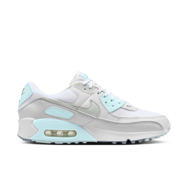 [DH8010-104] Womens NIKE AIR MAX 90 'WHITE GLACIER BLUE'