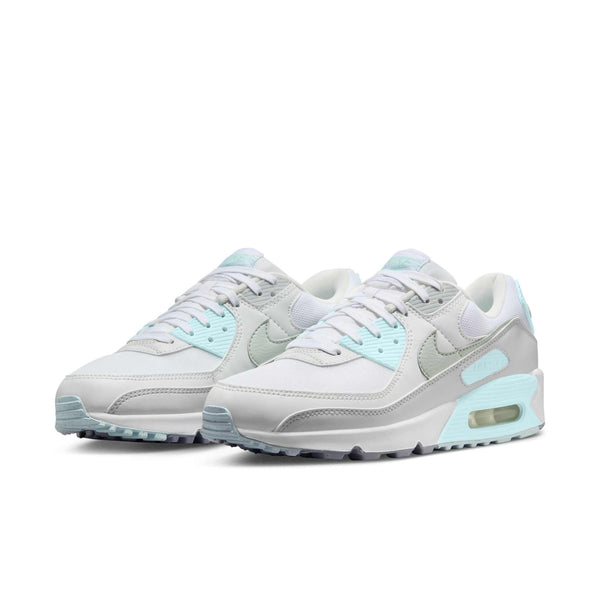 [DH8010-104] Womens NIKE AIR MAX 90 'WHITE GLACIER BLUE'