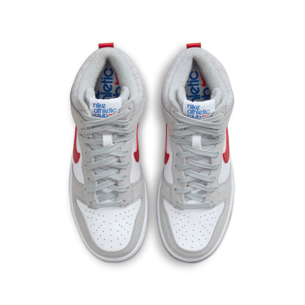 [DH9750-001] Grade School Nike DUNK HIGH 'ATHLETIC CLUB GREY RED (GS)'