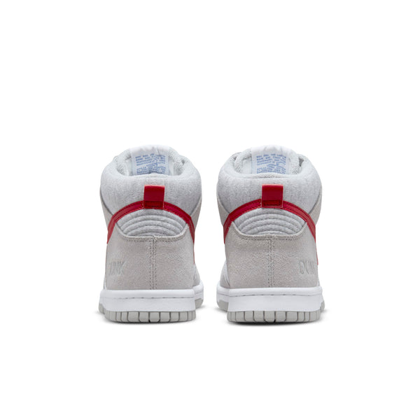 [DH9750-001] Grade School Nike DUNK HIGH 'ATHLETIC CLUB GREY RED (GS)'