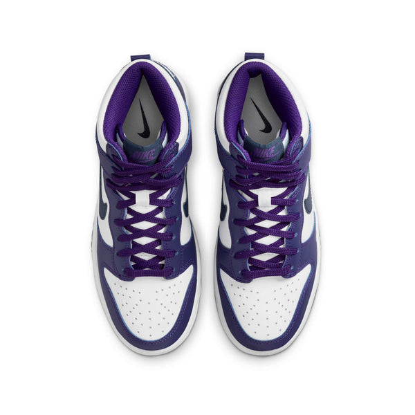 [DH9751-100] GRADE SCHOOL NIKE DUNK HIGH 'ELECTRO PURPLE MIDNIGHT NAVY (GS)'