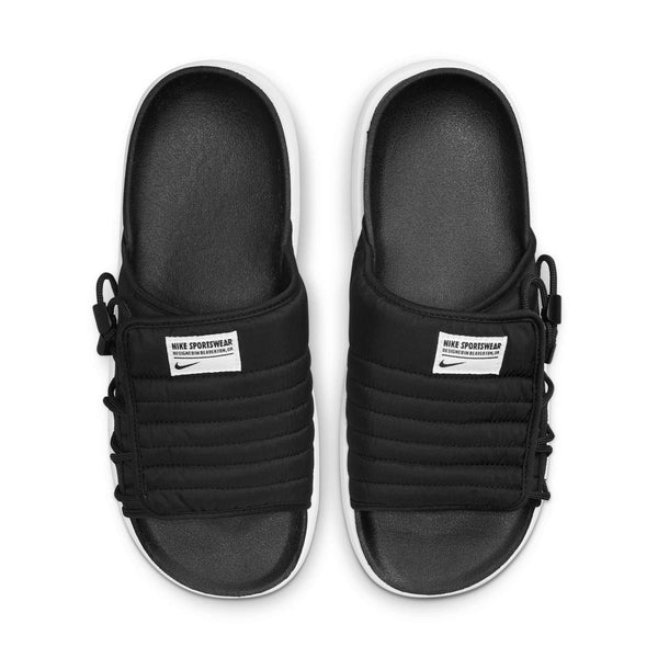 [DJ3388-001] MENS NIKE ASUNA 2 SLIDE 'BLACK WHITE'