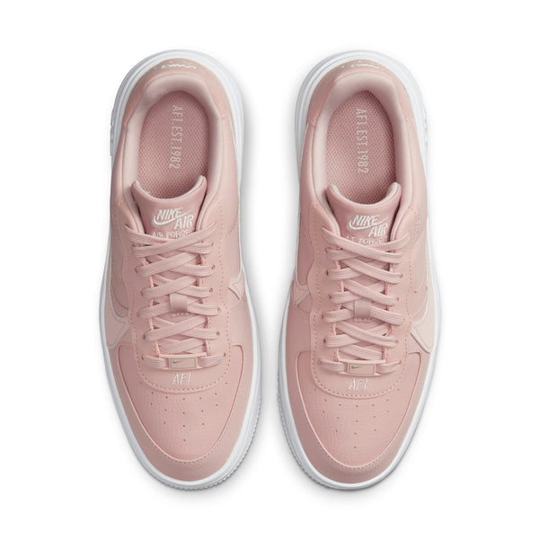 [DJ9946-602] Womens Nike AIR FORCE 1 LOW PLT.AF.ORM 'PINK OXFORD'