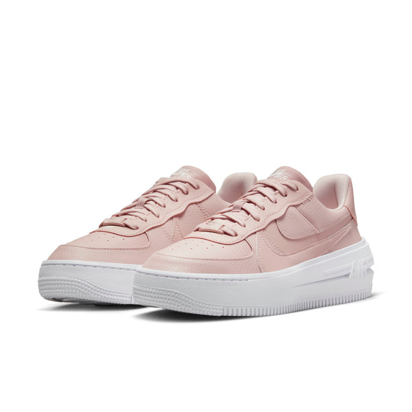 [DJ9946-602] Womens Nike AIR FORCE 1 LOW PLT.AF.ORM 'PINK OXFORD'
