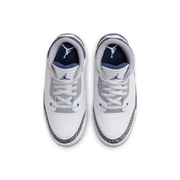 [DM0966-140] Preschool Air Jordan RETRO 3 'MIDNIGHT NAVY (PS)'