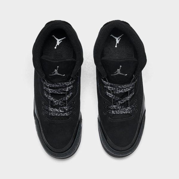 [DM0967-001] GRADE SCHOOL AIR JORDAN RETRO 3 'BLACK CAT (2025) (GS)'