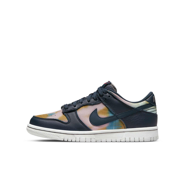 [DM1051-400] GRADE SCHOOL NIKE DUNK LOW SE GS 'GRAFFITI - OBSIDIAN'