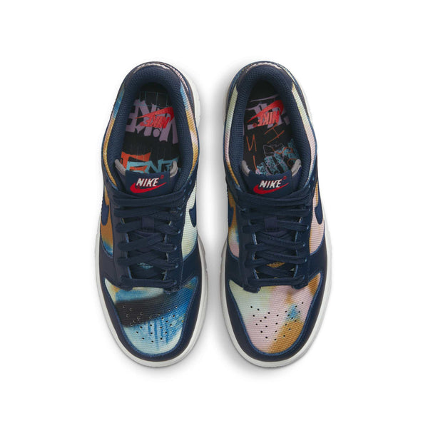 [DM1051-400] GRADE SCHOOL NIKE DUNK LOW SE GS 'GRAFFITI - OBSIDIAN'