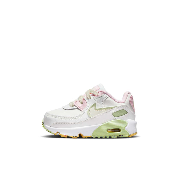 [DQ0278-100] TODDLERS NIKE AIR MAX 90 'WHITE PINK GREEN'