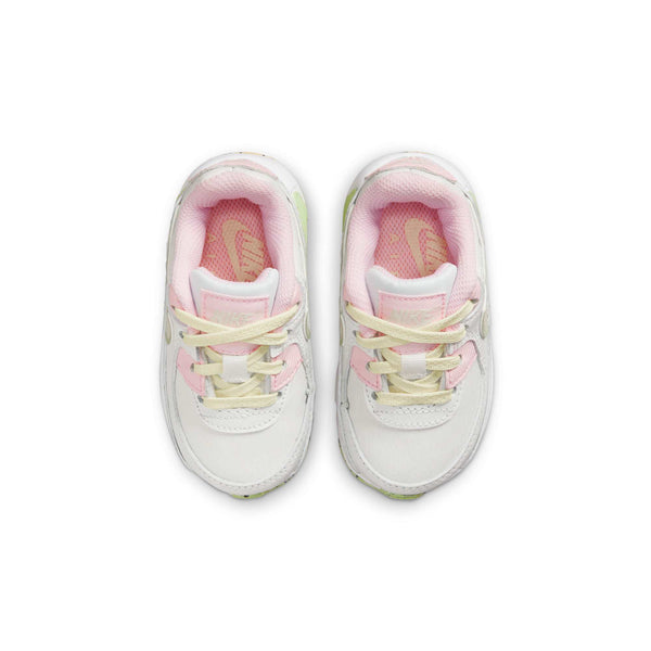 [DQ0278-100] TODDLERS NIKE AIR MAX 90 'WHITE PINK GREEN'