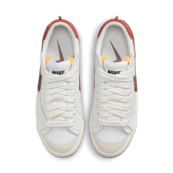 [DQ1470-104] WOMENS NIKE BLAZER LOW 77 JUMBO 'DARK BEETROOT CINNABAR'