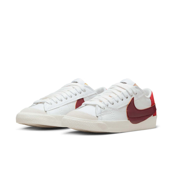 [DQ1470-104] WOMENS NIKE BLAZER LOW 77 JUMBO 'DARK BEETROOT CINNABAR'