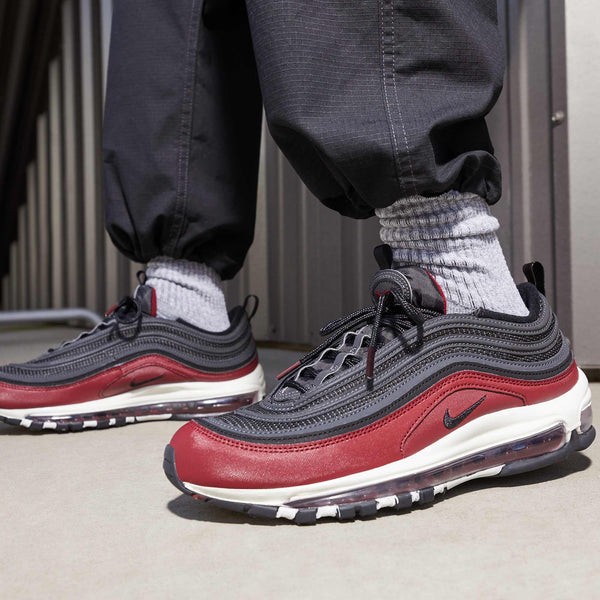 [DQ3955-600] MENS NIKE AIR MAX 97 'BLACK TEAM RED'