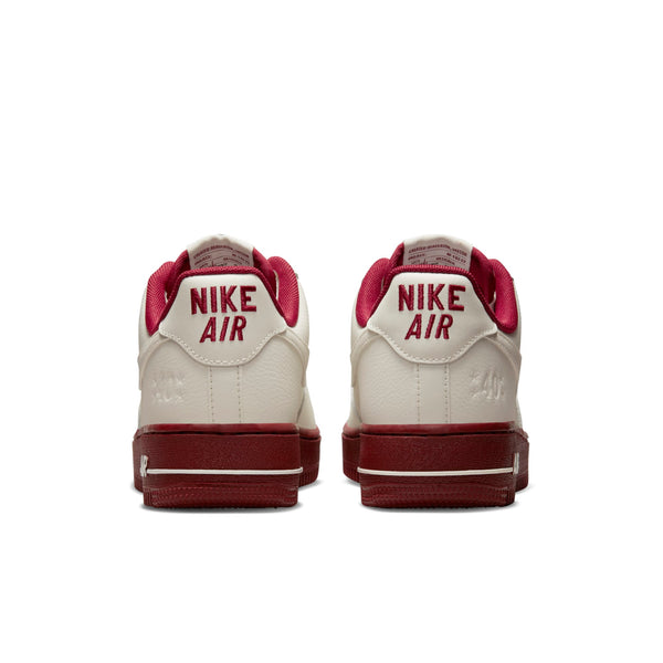 [DQ7582-100] Womens Nike AIR FORCE 1 LOW '07 SE '40TH ANNIVERSARY EDITION SAIL TEAM RED (W)'
