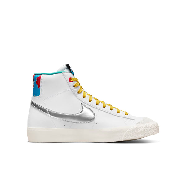 [DQ7773-100] Grade School Nike BLAZER MID 77 'WHITE VIVID SULFUR (GS)'