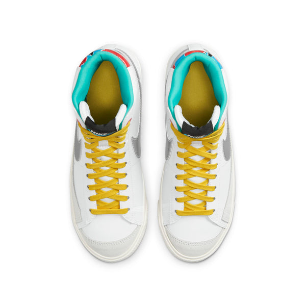 [DQ7773-100] Grade School Nike BLAZER MID 77 'WHITE VIVID SULFUR (GS)'