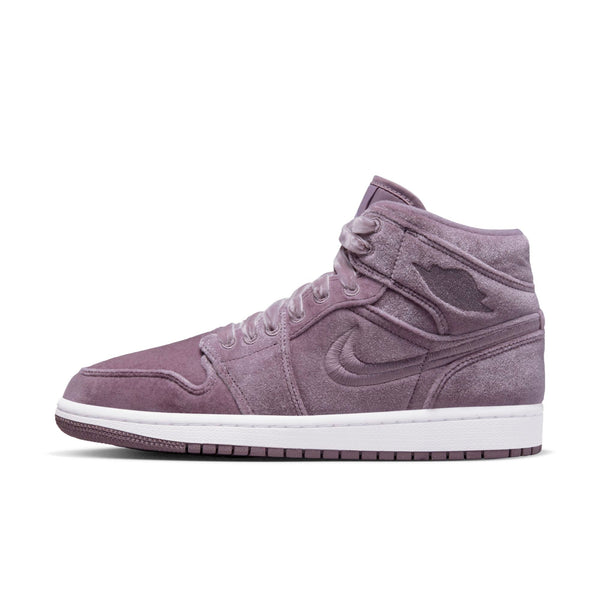 [DQ8397-500] Womens Air Jordan RETRO 1 MID SE 'PURPLE VELVET'