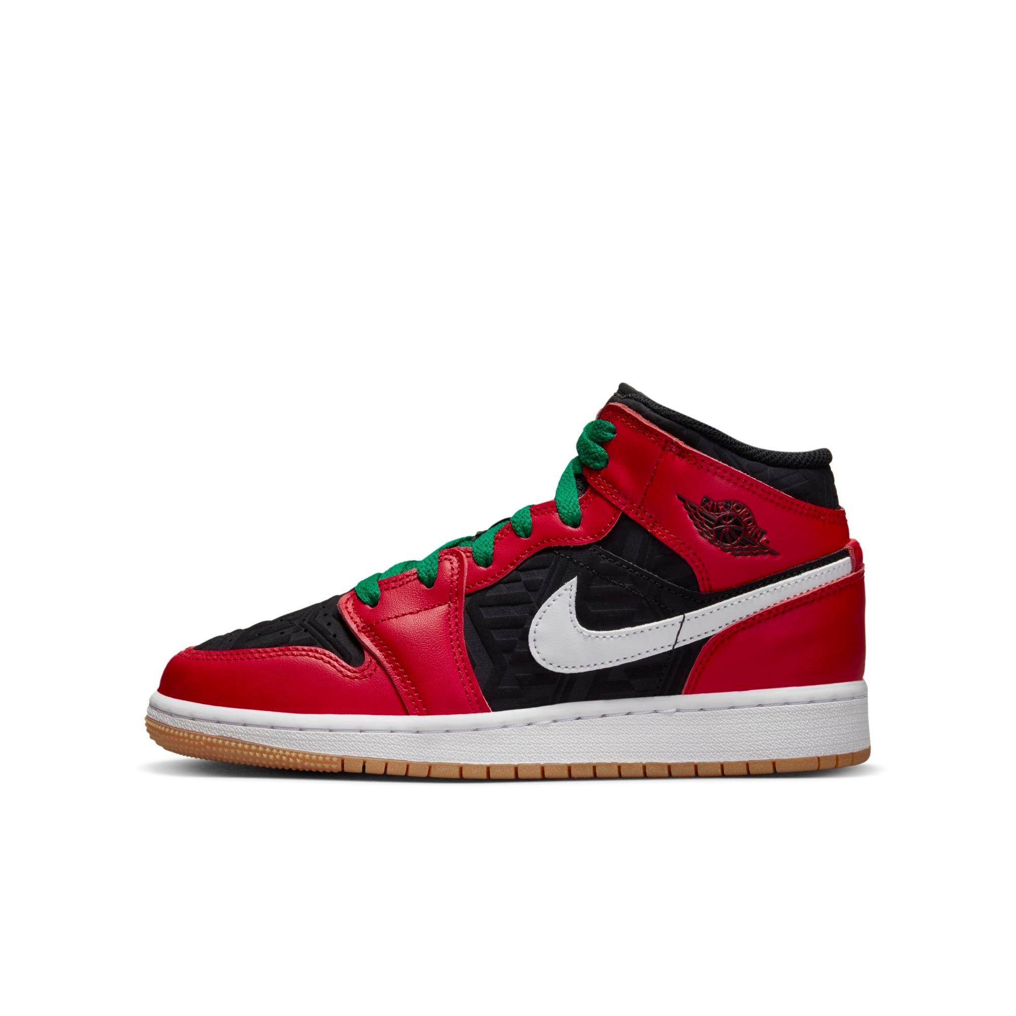 [DQ8418-006] Youth Air Jordan Retro 1 Mid SE 'Christmas' (GS)